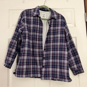 Sherpa lined flannel